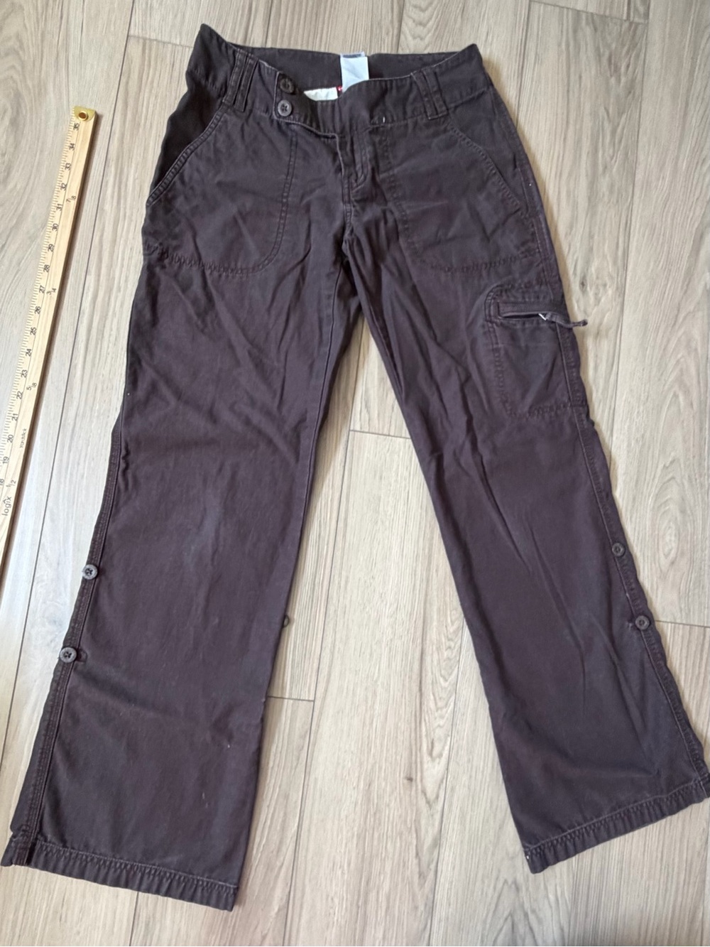 The North Face Woman’s Dark Brown Convertible Pants Sz 2 Hiking Outdoor